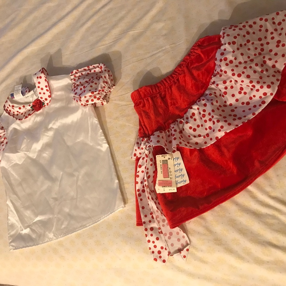 Sweet Liberty Christmas dress 6 nwt red dot holiday dress